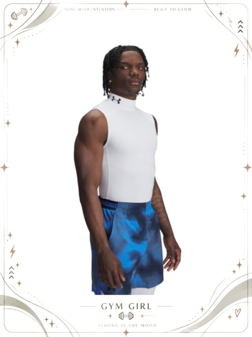 HeatGear Compression Mock Sleeveless Tank Top Activewear Gym